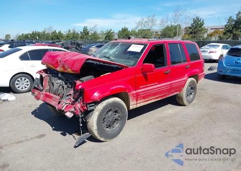 1996 Jeep Grand Cherokee Limited из США, поврежденный, VIN 1J4GZ78S7TC166046